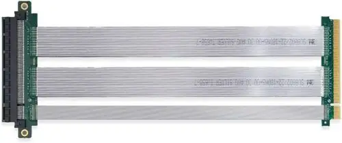 Pci Express X16 Extender Male To Female 2-Ports 85 Ohms 8 Gbps Flexible 500-Mm