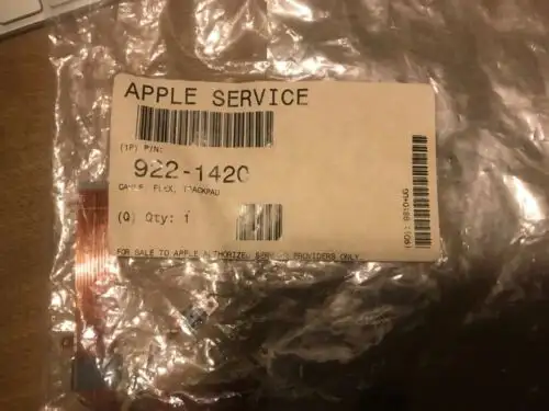 New -Vintage Apple Service 922-1420 Trackpad Flex Ribbon Cable 821-0087-01