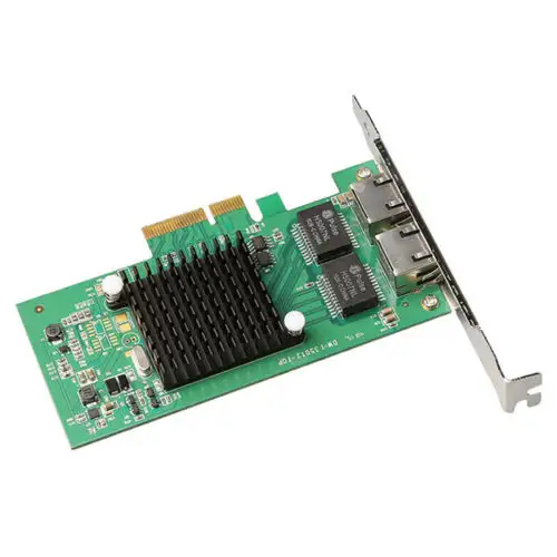 Pci Express To Dual Ports Network Card Intel350 Pcie 4X 1G Server Lan Ethernet