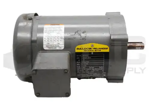 Badlor Reliance Km3454 Motor 0.25Hp Fr:56C 230/460V 1.3/0.65Amp 1725Rpm