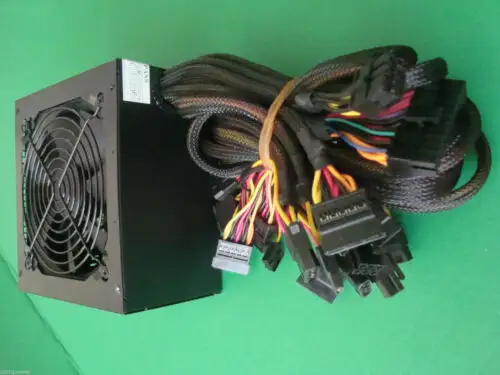 New 1000W 1075W Quiet Fan Sata 12V Pci-E Atx Power Supply Psu Ryzen 7 2700X Oc