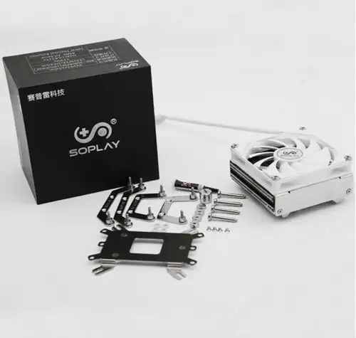Soplay Sp-4L Four Heat Pipe Ultra-Thin 52Mm Multi-Platform Itx Cpu Cooler