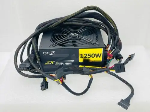 Ocz Technology Zx Series 1250W Power Supply Model Ocz-Zx1250W W/ Power Cord
