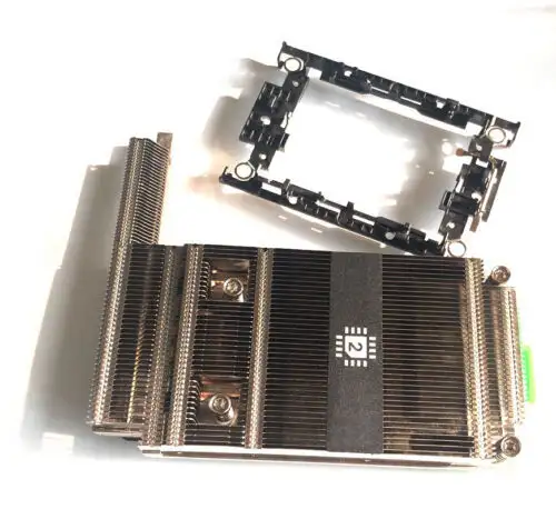 New For Dell Poweredge R6525 R7525 Cpu 2 Cooling Heatsink With Cage 0C0Gmt C0Gmt