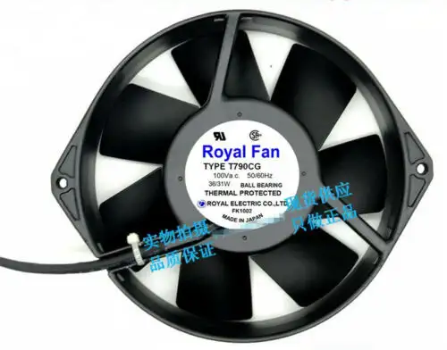 Royalfan Tipo T790Cg 100V 36/31W 17215038Mm Ventola resistente alle alte temperature