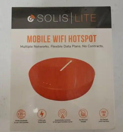 Solis Lite 4G Lte Mobil Wifi Hotspot Global Sealed Box