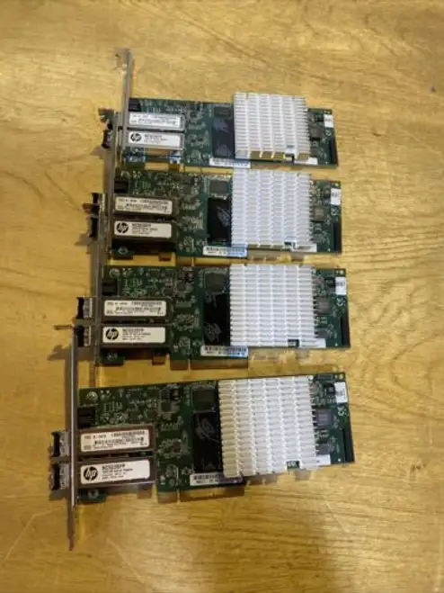 Hp Nc523Sfp Dual Port 10Gbe 593717-B21 593715-001 Pcie Server Adapter With Sfp'S