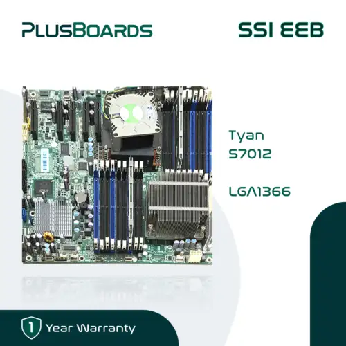 Tyan S7012 S7012Gm4Nr Lga 1366 Motherboard W/ 2X E5620 8Gb 1X Cooling Fan 1X Hs