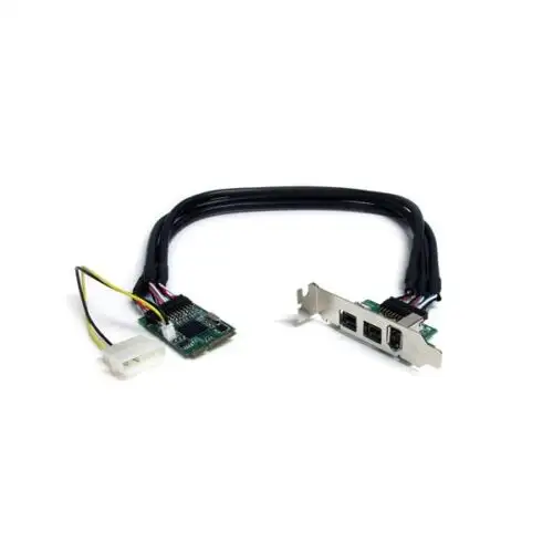 Startech Mpex1394B3 3 Port 2B 1A 1394 Mini Pci Express Firewire Card Adapter