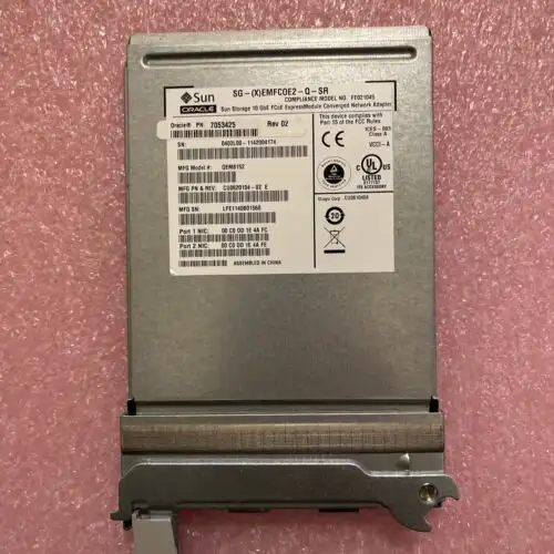Sun 375-3684 Sg-Emfcoe2-Q-Sr Oracle 7053425 10Gb Fcoe Express Module Qem8152
