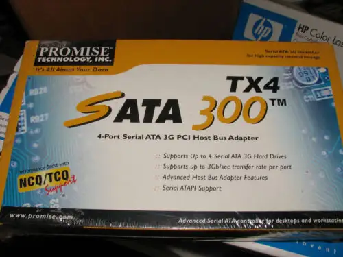 Promise Sata 300 Tx4 Pci 4 Port Serial Ata 3G Host Bus Adapter