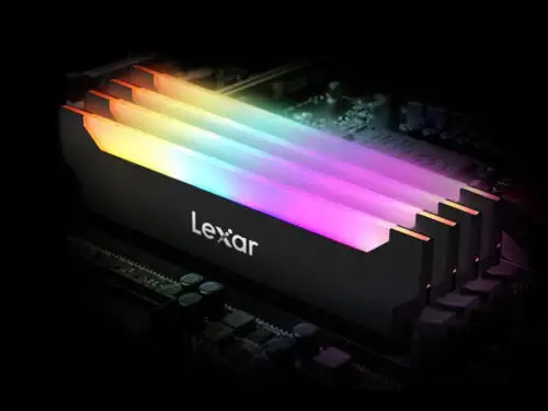 Lexar Hades 32Gb Kit (8Gbx4) Rgb Led Ddr4 3600 Mhz Cl18 Dram Desktop Memory