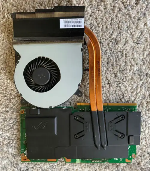 Asus Rog G750Jw Nvidia Gtx765M Video Card + Heat Sink & Fan