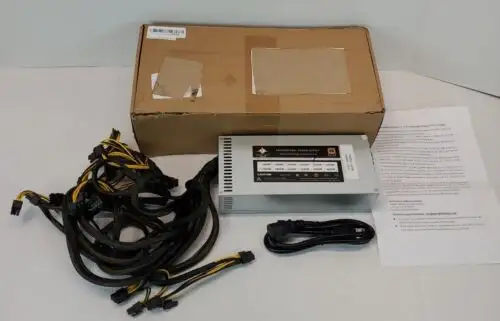 2500W Fusion Shark Power Supply 96 Gold Rated Mining Power Supply