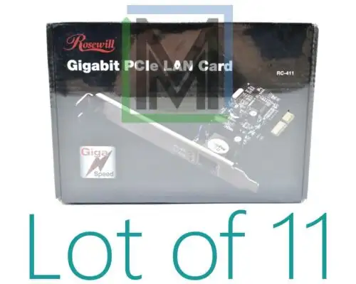 Rc-411 Rosewill Gigabit Pcle Ieee802.3 Rj45 Lan Card - 1