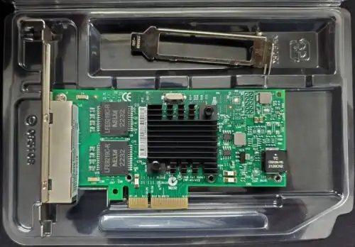 Intel I350T4-V2 Ethernet Server Adapter Network Card Full & Low Profile Bracket