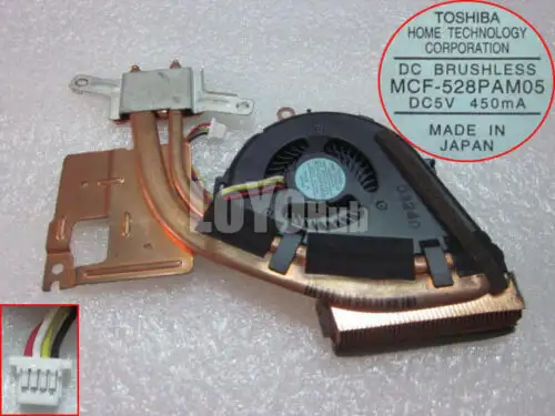 Per Sony Vpc-Z1 Z119 Pcg-31112T Pcg-31113T Ventola di raffreddamento Mcf-528Pam05 4-Pin