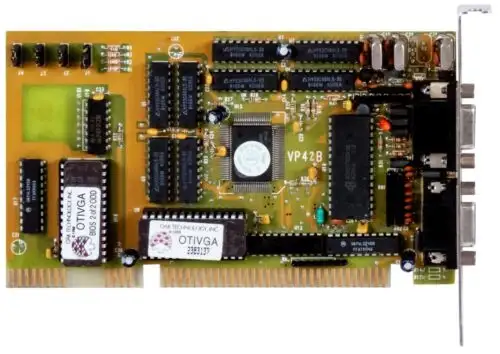 Oak Oti 037C 256Kb Vp42B Isa Dram Vga