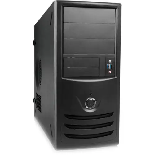 In-Win C589T Black Midatx W/ 350W 120Mm Fan 8-Bay Screwless