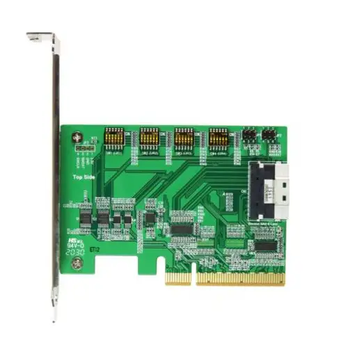 Pcie X8 Gen4 With Redriver To Slimsas 8I (Sff-8654) Add-In-Card