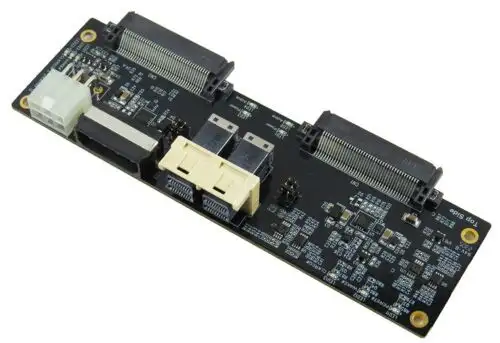 Sff-8673 1X2 4X To U.2 Dual Port Aic Adapter Card