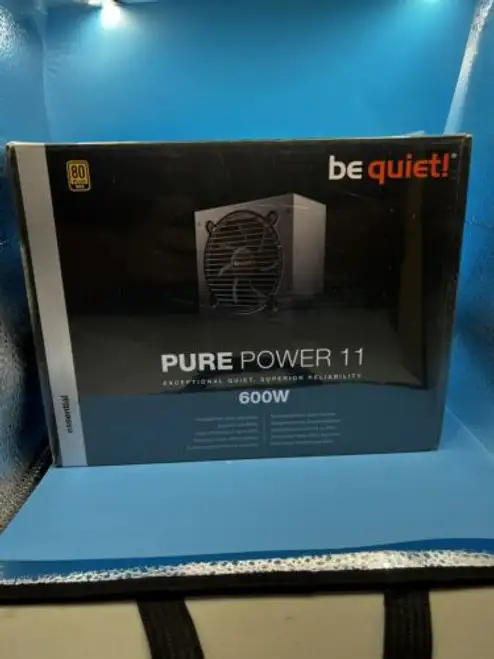Be Quiet Pure Power Pro 11 600W 80+ Gold Non-Modular Power Supply Bn627