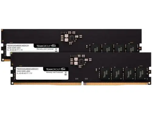 Team Elite 32Gb (2 X 16Gb) 288-Pin Pc Ram Ddr5 4800 (Pc5 38400) Desktop Memory