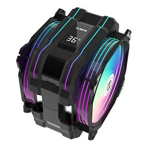 M120D Plus Cpu Air Cooler Temperature Displayed Cpu Cooler Comes With Dual