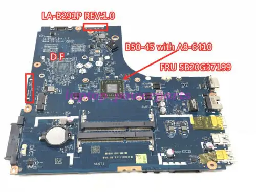 Lenovo B50-45 Placa Base Con Cpu A8-6410 Zawbb La-B291P Rev:1.0 Fru 5B20G37199