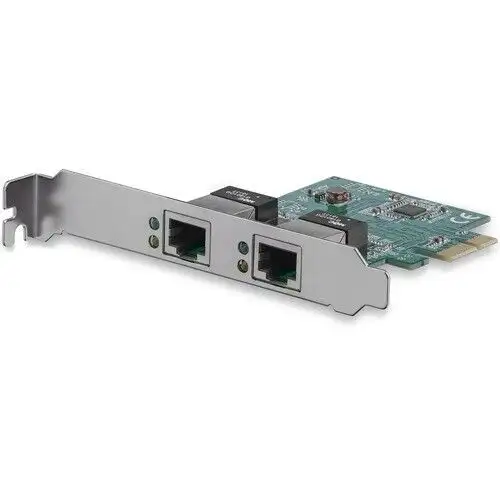 New Startech St1000Spexd4 Dual Port Gigabit Pci Express Server Network Adapter