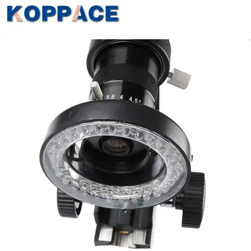KOPPACE HDMI HD Auto Focus Industry Microscope 32X-205X C-Mount Industrial lens LED Ring Light Autofocus Digital Microscope