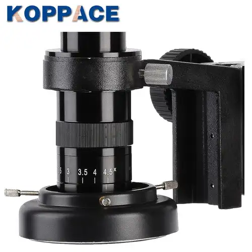 KOPPACE HDMI HD Auto Focus Industry Microscope 32X-205X C-Mount Industrial lens LED Ring Light Autofocus Digital Microscope