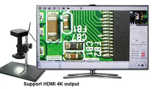 120GB 4K UHD HDMI USB3.0 IP Kamera 5G WiFi 1080P 60fps FHD Industrie Mikroskop Digital Video Kamera 20-180X C Mount Objektiv