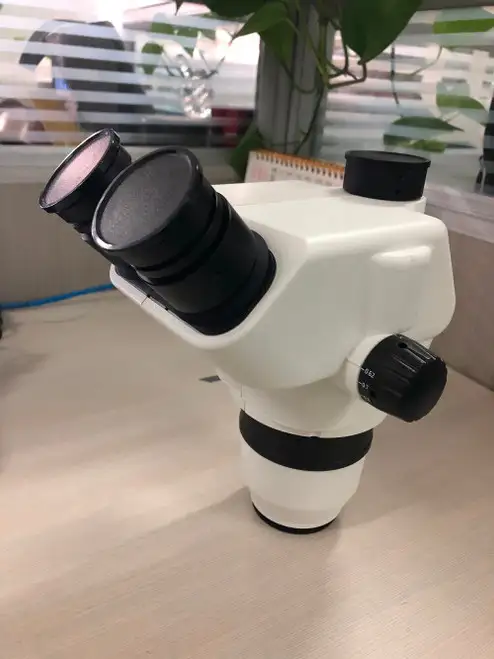 Phenix 6.2x-100x Zoom Stereo Continuos Trinocular Microscopy for Jewelry/Phone Repairing Microscope Head