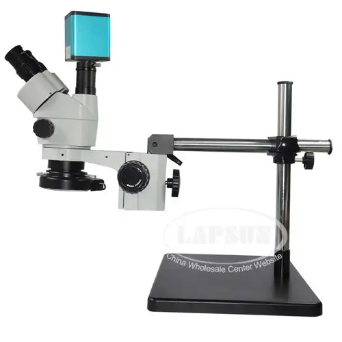 Simul focal 7X - 45X Trinocular Industrial Zoom Stereo Microscope + 30X-200X Autofocus Auto focus SONY IMX290 HDMI TF Video