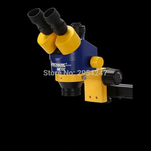 Mechaniker Handy-Reparatur HD MC75T-L3 Stereoskopische trinokulare Mikroskop Zwei-Wege-Dia kontinuierlichen Zoom einstellbar Mikroskop