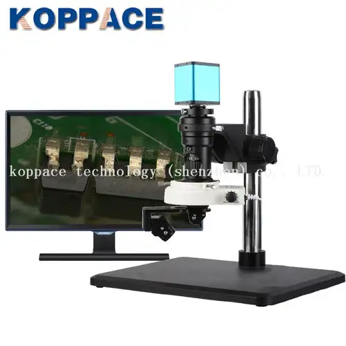 KOPPACE 20X-150X 2 millions de pixels sortie HDMI vidéo microscope 3D commutation 2D/3D microscope 3D distance de travail 95mm