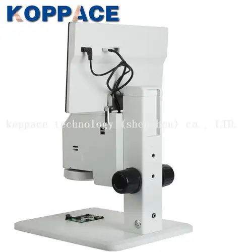 KOPPACE 12X-77X 2 million pixels HDMI HD Industrial Microscope Industrial Measuring Microscope 11.6 inch HD monitor