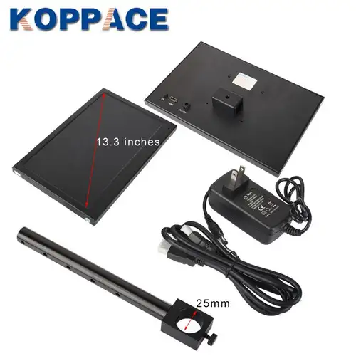 KOPPACE 17X-108X 21 Million Pixel Full HD 1080P 60FPS HDMI Microscope industriel Microscope électronique pour la réparation de téléphones portables