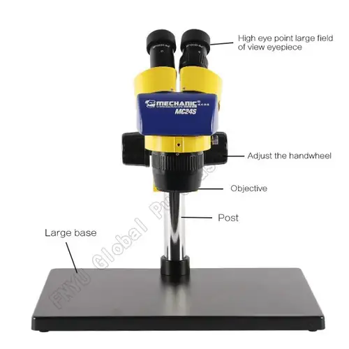 MECCANICO Microscopio stereo binoculare industriale MC75S-B3 Doppio ingranaggio ad alta definizione adatto per la manutenzione di PCB di telefoni cellulari