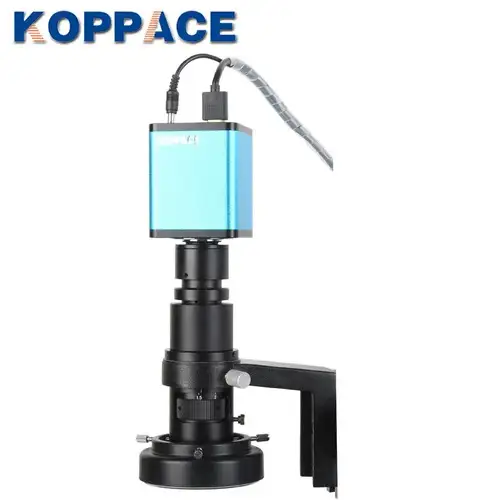 KOPPACE 15X-100X HDMI HD Autofocus Industrial Microscope Universal Bracket Support Photo and Video Autofocus Video Microscope