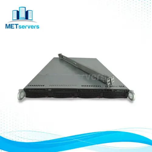 Supermicro 1U X9Dri-Ln4F+ 2X E5-2620 2.0Ghz 6C 96Gb 2X 100Gb Ssd Rails