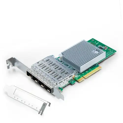 10G Pcie X8 Network Card W/ Original Intel X710-Bm1 Quad Sfp+ For Intel X710-Da4