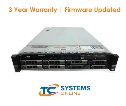 Dell Poweredge R720 Lff 2X E5-2660 2.2Ghz=16Core 128Gb 5X3Tb Sas 6G H710