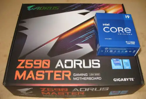 Gigabyte Z590 Aorus Intel I9 11900K G.Skill Ram Samsung Ssd Win 11 Licencia