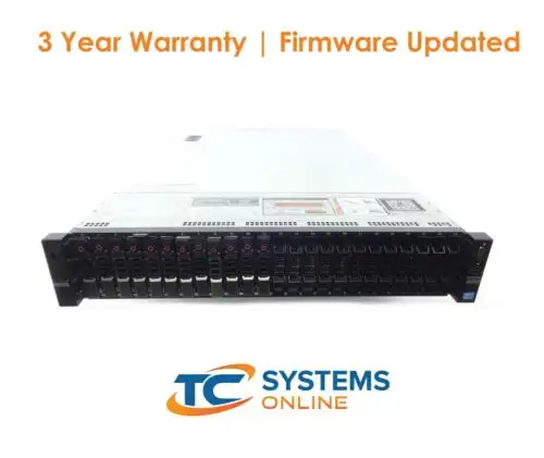Dell R720Xd 26Xsff 2X E5-2640 2,5Ghz=12Core 128Gb 12X450Gb 10K H710P