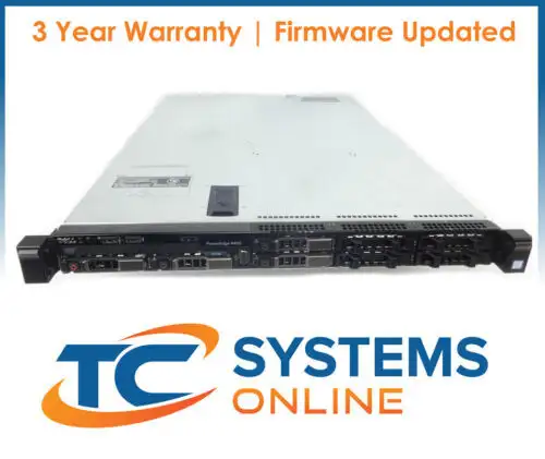 Dell Poweredge R430 2X 2620V3 2.4Ghz=12Core 128Gb 4X900Gb 10K H730