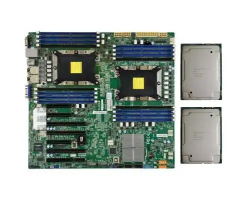 Supermicro X11Dph-I Lga3647 C621 Server +2X Intel Xeon Gold 6138 1.8Ghz 20C/40T