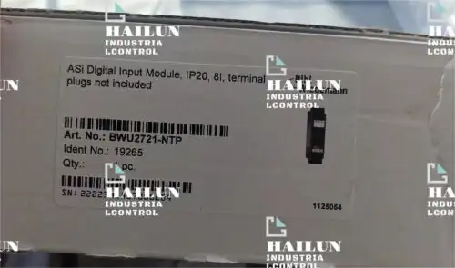 Bwu2721-Ntp Input Module Via Dhl/Ups ##