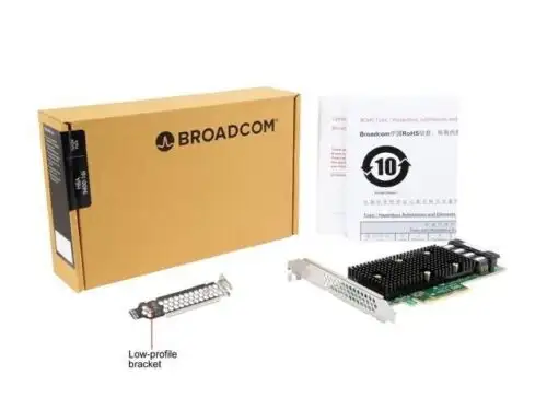 New Original Lsi 9400-16I Hba Controller 12 Gbps Pcie 16 Port Support Nvme Hdd